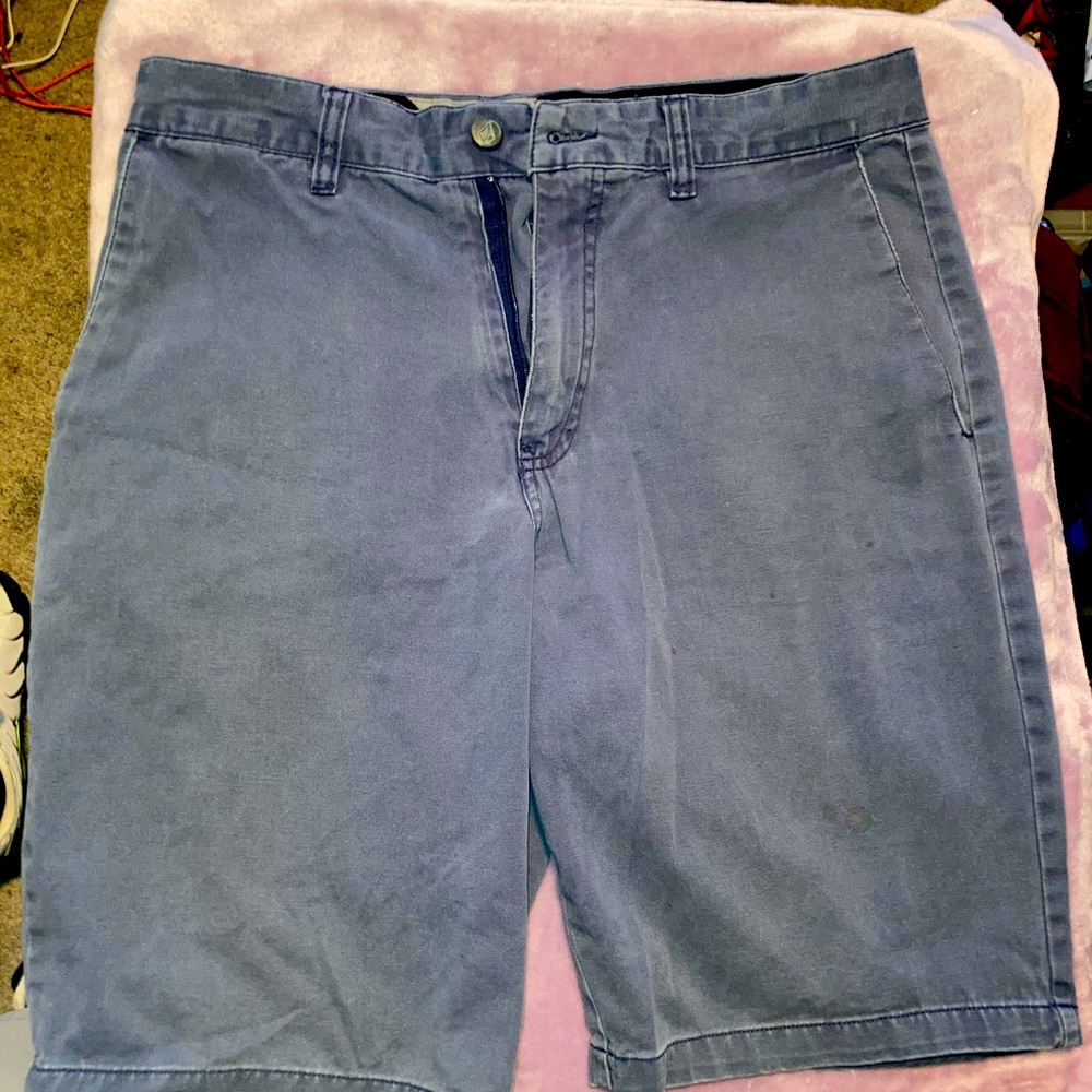Mens Volcom Flat Front Casual Shorts